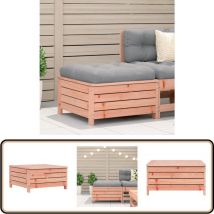 Gartenhocker mit Kissen Massivholz Douglasie - Gartenhocker - Holz Gartenmöbel - Lounge Möbel - Outdoor Möbel - Gartenlounge