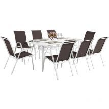 Gartenmöbel-Set aus Textilen Cordoba - Phoenix - Maulwurfgrau