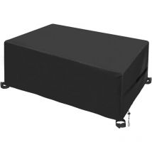 Gartenmöbel Abdeckung, Gartentisch Schutzhülle Wasserdicht, 420D Oxford Anti-UV Reißfest Rechteckige Paletten Möbel Abdeckung (160x130x90cm)