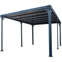 Canopia Aluminium Pavillon Milano 4300 Anthrazit 309x426x226 Cm - Palram