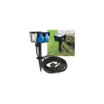Gartensteckdose 2-fach mit Zeitschaltuhr - Chilitec