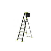 Gartenstehleiter 6 Stufen - Maximale Arbeitshöhe 3.28m - 219206