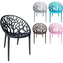 Gartenstuhl Kunststoff Stapelstuhl Bistrostuhl Küchenstuhl Stuhl Stapelbar, Taupe, 4 St.