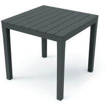 Gartentisch Bali Eckig Anthrazit 78x78x72cm-DTBL028AN