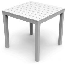 Gartentisch Bali Eckig Weiß 78x78x72cm-MTBL028BI