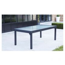 Gartentisch Modulo t 8/12 Full Glas Grau Anthrazit Wilsa Garden