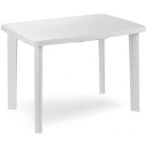 Gartentisch Weiß 100x70x72cm-DFRT036BI