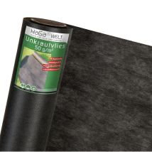 Haga - Gartenvlies 50g/m² 1,6m X 10m Unkrautvlies Trennvlies Vlies Für Nutzgarten