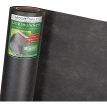 Haga - Gartenvlies 80g/m² 1,6m X 50m Unkrautvlies Beetvlies Für Erdbeer- Gemüsebeet