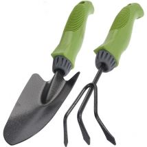 Gartenwerkzeug-Set aus Metall, Handgrubber und Blumenkelle