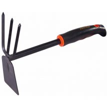 Fraschetti - Gartenwerkzeuge in hohem Widerstandstahl mit Brixo Hercules Plastikgriff - Zappetta Tridente/Quadro