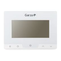 Garza - Cronotermostato Digitale Programmabile Per Caldaia E Riscaldamento, Cronotermostato Touch Controller Di Temperatura., Bianco, 20 X 80 X 120 