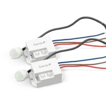 Pack 2 Rilevatore Di Movimento A Infrarossi Integrabile, Con Angolo Di Rilevamento Di 360o - Garza