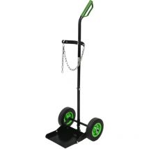 Trutzholm - Gasflaschenkarre 100kg Traglast mit Handschutzbügel & Sicherungskette Transport von technischen Gase