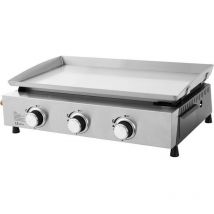 Gasgrill - Cookingbox - Faro - 3 Brenner - Kochfläche: 61 X 35 Cm - Stahlwanne - Edelstahl