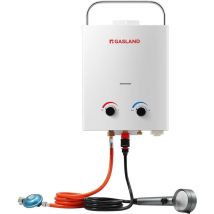 Gasland AS132-DE Scaldabagno istantaneo a gas 5 l, 50 mbar Scaldabagno a gpl - Per camper, campeggio, docce, lavaggio cavalli