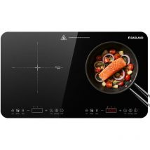 Gasland Chef - gasland Tragbares Induktionskochfeld, 10 Leistungs-/Temperaturstufen, 180-Minuten-Timer - IH582BTA - 2 Zonen - 3500W