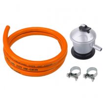Vitrokitchen - Kit Butangasregler + Butanschlauch + 2 Klemmen