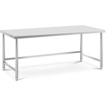 Gastro Edelstahl Arbeitstisch Edelstahltisch Zerlegetisch 200 x 90 cm 100 kg
