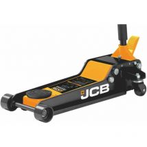 JCB - Gato Hidráulico de 5 Toneladas TR50001, elevador para vehículos, capacidad 5000 kg, altura máxima 550 mm, bomba de doble pistón, almohadilla de
