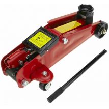 Tsx Tool - Gato Hidraulico De Carretilla 2 Toneladas Para Coche, Color Rojo, Facil Transportar