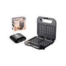 Gaufrier Argon K-901B/W Noir Acier 750 w