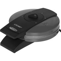 Cloer 1625 Gaufrier Électrique Noir 930 W 5 Gaufres