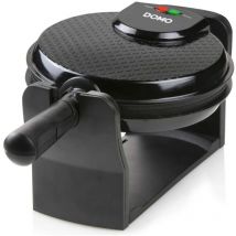 Domo - DO9223W Gaufrier revêtement anti-adhésif, voyant lumineux noir