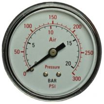 Manometro 9414582 Collegamento (manometro): Lato posteriore Filetto esterno 1/4 1 pz. - Aerotec