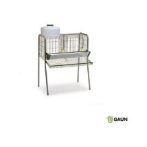 Gaun - Batería de jaulas para gallinas 2 departamentos