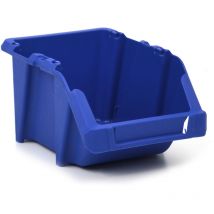Todocontenedor - Gaveta de plástico apilable azul 10.3x16.5x7.6 cm