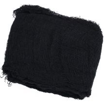 Gaze d'Halloween Gaze noire d'Halloween Décoration en tissu effrayant pour maison hantée Décoration en tissu effrayant pour décoration d'Halloween