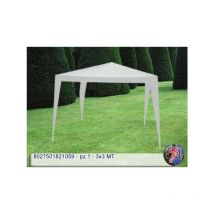 Gazebo 3x3 mt bianco