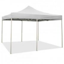 Gazebo richiudibile pieghevole 3 x 6 Bianco ricoperto in pvc impermeabile