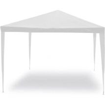Gazebo da esterno 'facile' in acciaio colore bianco, 3x4 metri