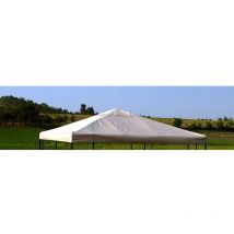 Webmarketpoint - Gazebo de remplacement avec toit blanc simple 3 x 4 m