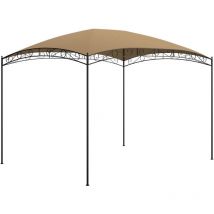 Iperbriko - Gazebo en Acier Résistant avec Tentes de Soleil pour Fêtes en Plein Air - 3x4x2,65m