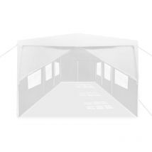 Naizy - Gazebo 3x9m Tenda Stabile Impermeabile con 4 Pannelli Laterali e Finestre e Chiodi Fissi a Terra Gazebo da Giardino Resistente all'Inverno