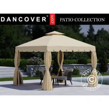 Dancover - Gazebo Osiris 3x3 m, Sand
