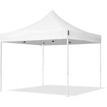 Carpasol - Gazebo Pieghevole Giardino 3x3m Telo Poliestere idrorepellente Padiglione Mercati Sagre bianco