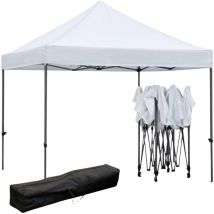 Gazebo Richiudibile 3X3 Mt in pvc Automatico in tessuto chiusura a fisarmonica
