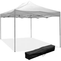 Gazebo richiudibile 3x4,5m pieghevole fisarmonica pvc impermeabile mercato fiera