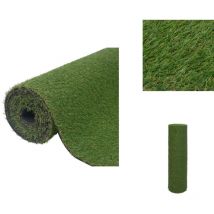Gazon artificiel 1x15 m/20 mm Vert - Gazon Artificiel - Pelouse Synthétique - Gazon Vert - Décoration Extérieur - Décoration Intérieur