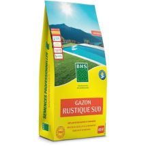 Gazon Bhs Rustic South Lawn - 10 Kg - Résistant Aux Conditions Sèches Grâce À La Fétuque Élevée. Rapide Et Uniforme.