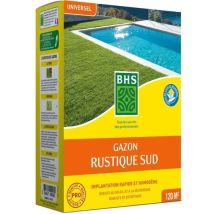 Serrurerie-boutique - Gazon - Bhs - Gazon Rustique Sud - 1kg, 40 M². Résistant Aux Conditions Seches Grâce A La Fétuque Élevée. Rapide Et Homoge