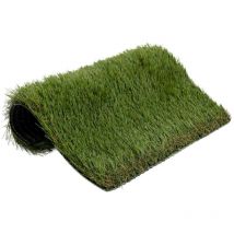 Vente-unique - Gazon synthétique 10 m² - Hauteur 35 mm - 2m x 5m - sencha