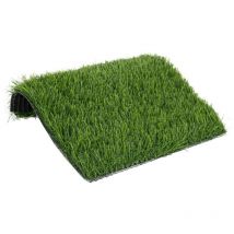 Vente-unique - Gazon synthétique 10 m² - Hauteur 40 mm - 2m x 5m - limoncha