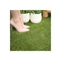 Décoweb - Gazon synthétique FireGuard Classé feu - 25mm - Rouleau de 4m x 12m