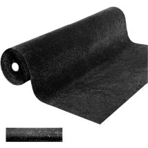 Emmevi Mv S.p.a. - Gazon Synthétique Noir 7 mm Décoratif Maison Boutique Jardin - 1x10 Mt