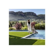 Décoweb - Gazon synthétique Premium Piscine & Spa 100% recyclable - 35mm - Rouleau de 4m x 2m